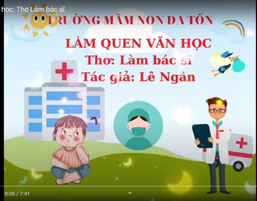 Thơ  Làm bác sĩ  - Giáo viên: Lê Thanh Huyền